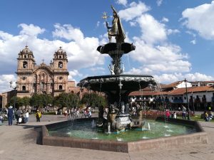Plaza de armas en Cusco