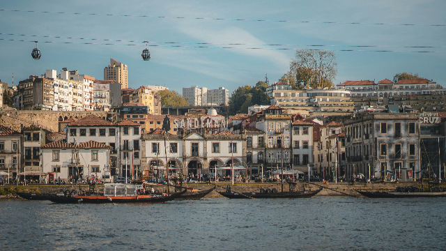 Vila Nova de Gaia junto a la Ribera del Duero